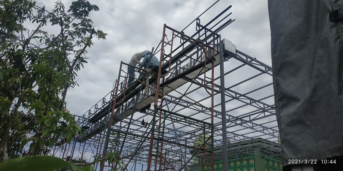kanopi makodam - Dokumentasi Proyek